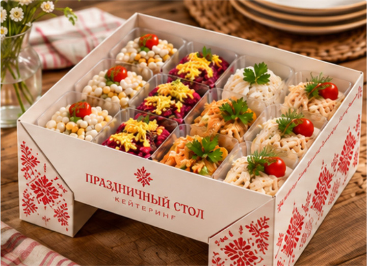 Коробка для фуршета и закусок